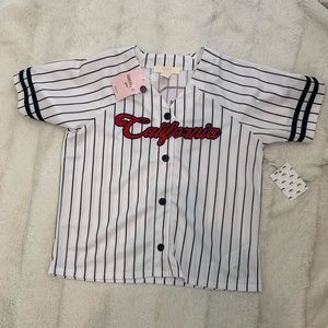 California baseball v neck